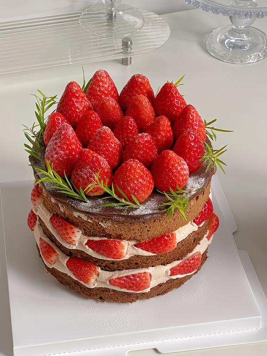 【草莓巧克力蛋糕2】鲜果奶油蛋糕 商品图0