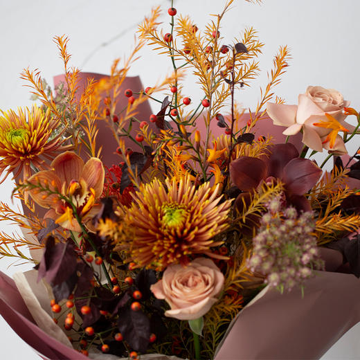 2025版四季·秋「一叶知千秋」花束 商品图2