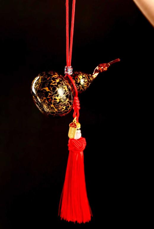 大漆龙头葫芦（黑） 商品图0