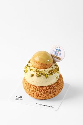 开心果红浆果修女泡芙