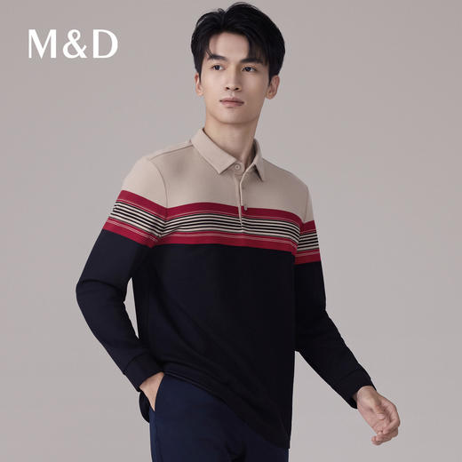 【名盾】长袖POLO衫MYCB11771B 商品图3