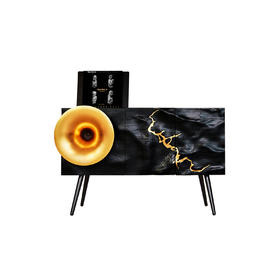 梵尼诗 i7恒哈图联名专业级留声机柜式一体黑胶唱片机轻奢蓝牙音响