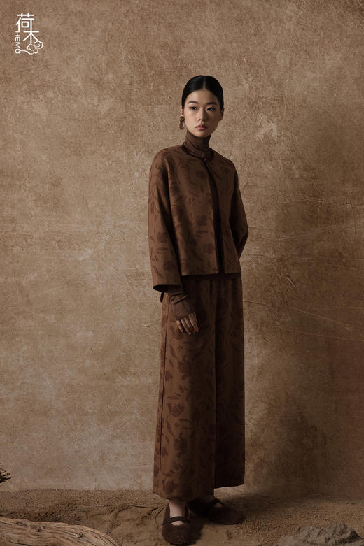 荷木HEMU丨花境·宽腿裤 商品图1