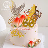 【私人订制】单层 双层祝寿长辈蛋糕合集 商品缩略图2