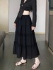 1.22限时秒杀！不支持退货【秋上新】2025新品6936灯芯绒蛋糕木耳边半身裙-喜出 商品缩略图3