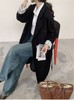 女王节抢购【自营】错过没有！清货不退【秋上新】高支高密～很有品质感 可卷边袖口中长风衣外套-喜出 商品缩略图5