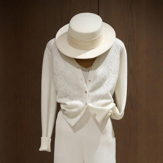 良木礼山羊绒刺绣开衫（Q2584515） 商品图2