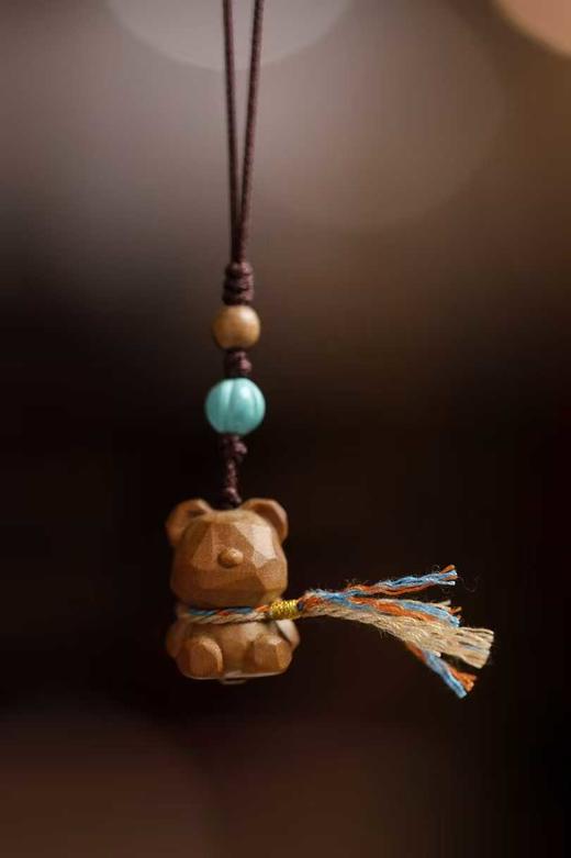 熊宝宝°老山檀香钥匙扣挂件 商品图4