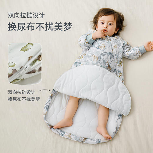 【2025秋冬新品】ibaby×outlast太空科技恒温 针织夹棉U型睡袋 商品图4