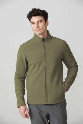 SANY轻商务立领夹克320C-军绿色