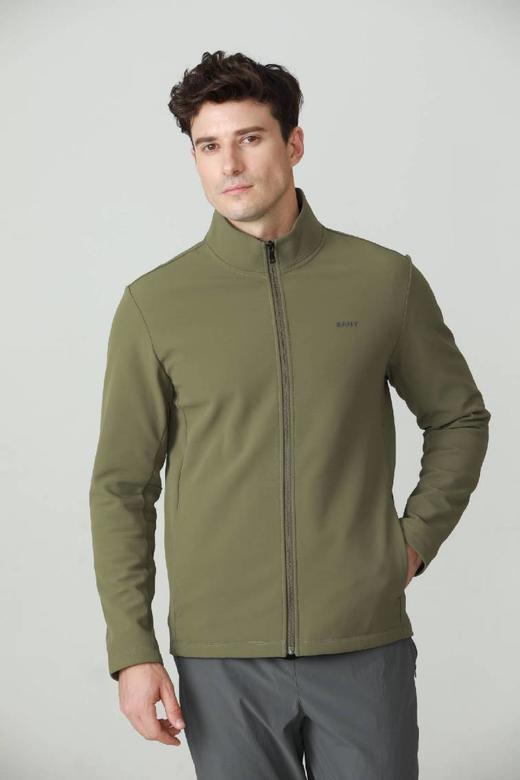 SANY轻商务立领夹克320C-军绿色 商品图0