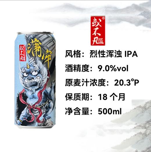 【冷库储存】或不凡龙生九子系列 蒲牢 烈性浑浊IPA啤酒 9.0%vol 500ML 商品图1