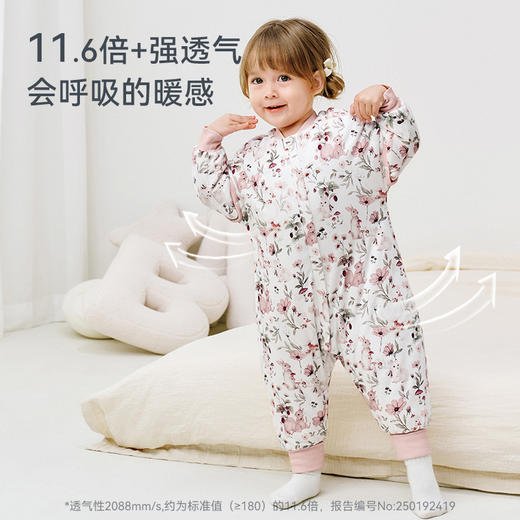 【2025秋冬新品】ibaby×outlast太空科技恒温进口羊毛保暖分腿睡袋 商品图3