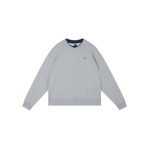 oneup撞色双层领套头卫衣 商品图5