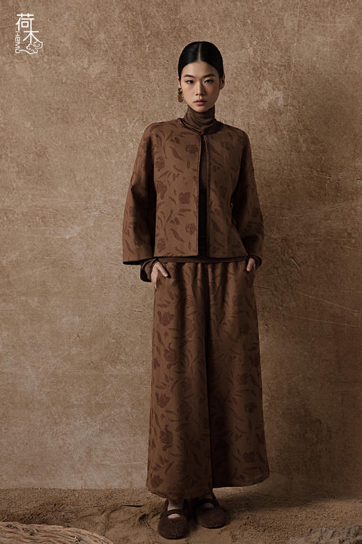 荷木HEMU丨花境·宽腿裤 商品图0