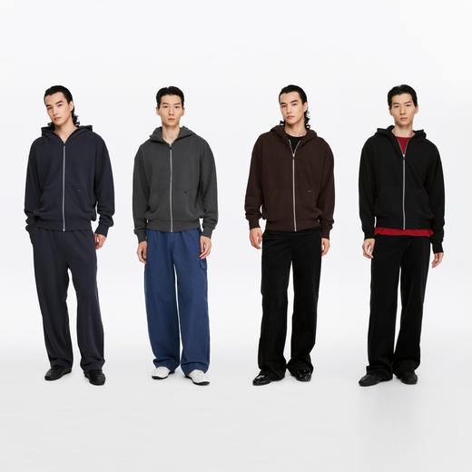 oneup连帽拉链宽松卫衣（男女同款） 商品图4