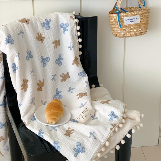 自然醒秋冬纱布绵软毯MT 商品图12