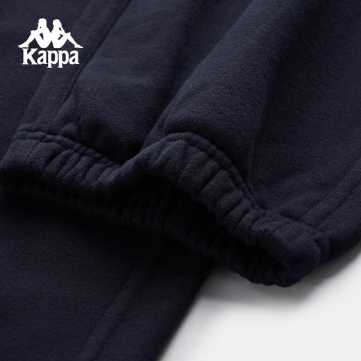 Kappa 运动裤女2025新款休闲针织束脚裤宽松刺绣长裤子K0F82AK21 商品图4