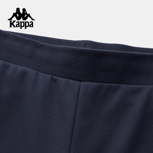 Kappa卡帕运动长裤男2025新款秋季纯棉直筒裤休闲加绒裤子跑步裤K0F72AK43 商品图4