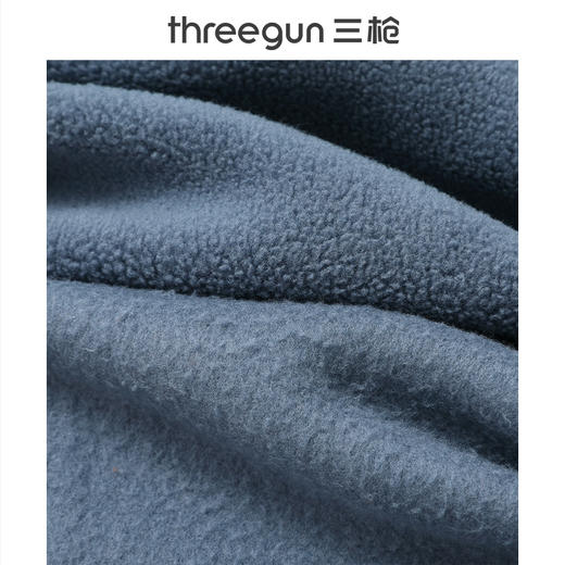 Threegun三枪 摇粒绒男士马甲-T80068A01 商品图12