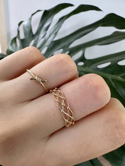 SpoiledBrat Jewelry 石榴石 粉尖晶石 戒指 商品图5