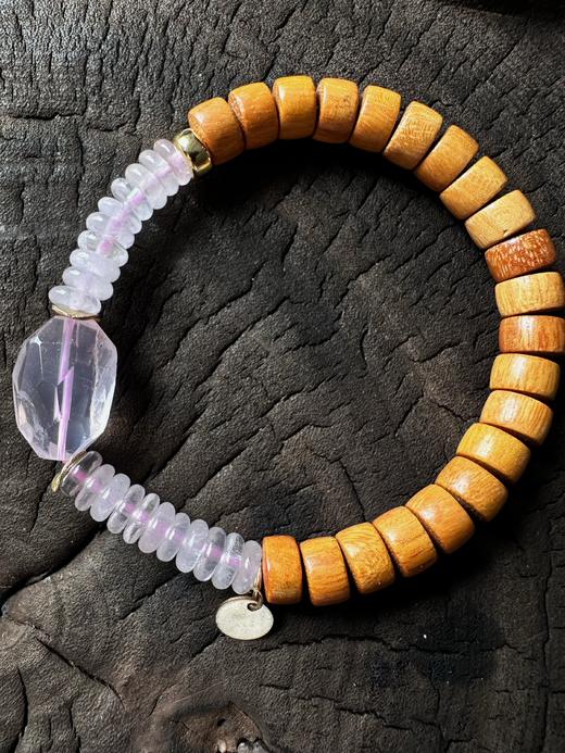 SpoiledBrat Jewelry 檀香木太阳石/粉晶/绿松石手串 商品图1