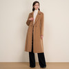 EITIE爱特爱气质时尚翻驳领腰带收腰长款羊毛呢大衣秋冬新D2514905 商品缩略图6
