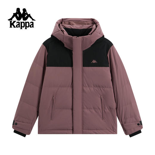 Kappa 运动羽绒服女2025新款冬季保暖连帽外套上衣女潮K0F82YY80 商品图2