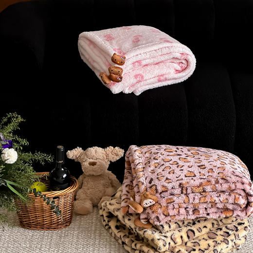 自然醒芙芙双面绒客厅沙发毯子午睡毯（赠礼盒包装）MT 商品图3