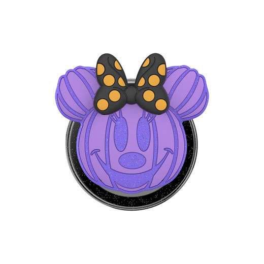 【米奇南瓜夜】派对南瓜米妮·MagSafe圆啪嗒 Disney联名系列 MAGSAFE磁吸手机气囊支架 Round圆啪嗒系列 紫色 夜光 万圣 商品图2