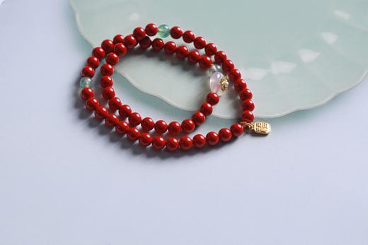 YHZS0111°绵泽·朱砂珠手串 商品图2