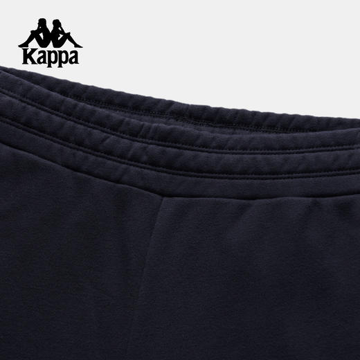 Kappa 运动裤女2025新款休闲针织束脚裤宽松刺绣长裤子K0F82AK21 商品图1