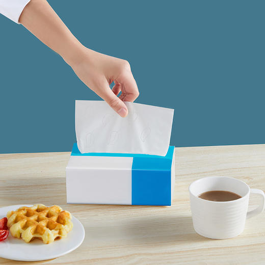 柚家抽取式面巾纸（臻选版）100抽/包 3层 27包/箱66427 商品图0