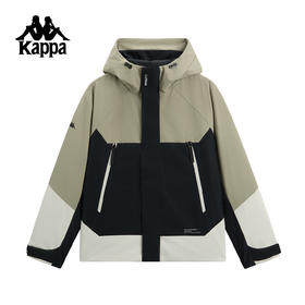 Kappa卡帕背靠背羽绒服男士2025新款冬季户外防风三合一工装外套K0F72YY46
