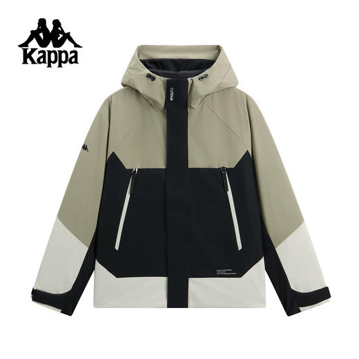 Kappa卡帕背靠背羽绒服男士2025新款冬季户外防风三合一工装外套K0F72YY46 商品图0