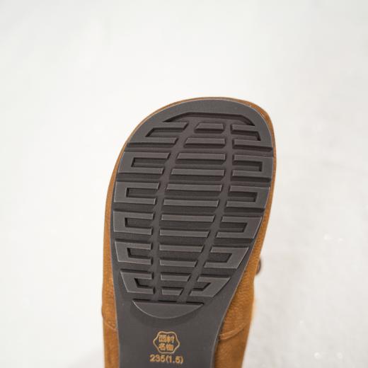 西村名物2025年冬季新款舒软平底防滑加绒内里保暖豆豆鞋全包勃肯鞋T25DM49101 商品图10