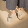 西村名物2025年冬季新款流苏毛毛底勃肯鞋时尚休闲加绒保暖女后空鞋T25DM49161 商品缩略图2