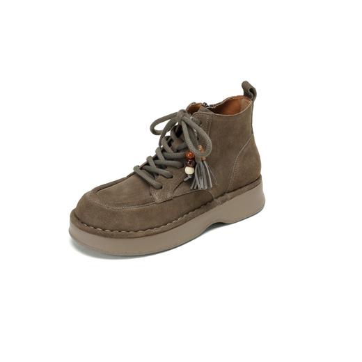 西村名物2025年秋冬新款串珠民族风马丁靴洋气小短靴袋鼠靴T25DS49311 商品图13