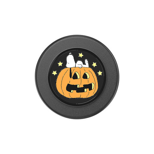 【等待南瓜大仙】躺下看星星·MagSafe圆啪嗒 MAGSAFE磁吸手机气囊支架 Round圆啪嗒系列 金属珐琅 黄色 史努比 Snoopy 商品图2