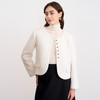 【羊毛短外套】EITIE爱特爱精致复古小香风白色亮片秋冬新款D2503905 商品缩略图2