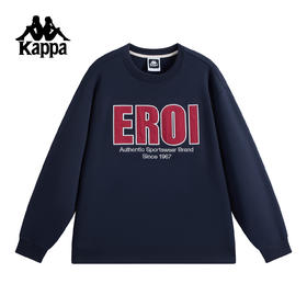 Kappa卡帕背靠背运动卫衣男2025新款秋季休闲圆领套头衫上衣女潮K0F72WT07