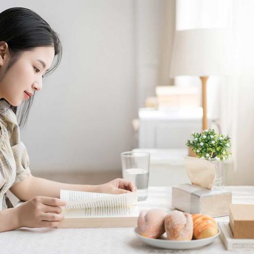 柚家竹纤维纸巾 尊享版130抽/包 3层 6包/提 1提装66753 商品图2