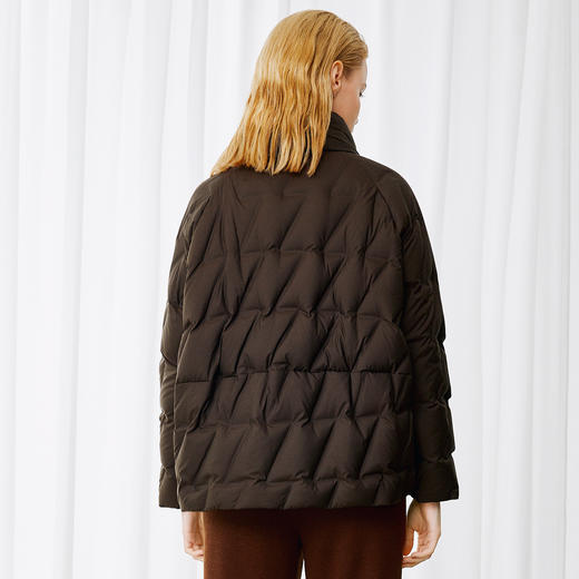 EITIE爱特爱冬季新款时尚简约显瘦百搭立领短款羽绒服8011715 商品图9