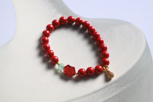 YHZS0117°双禧·朱砂手串 商品图1