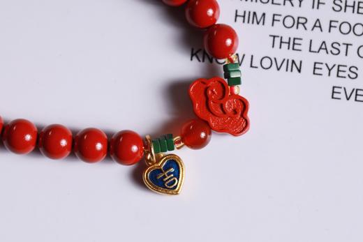 YHZS0148°吉祥·金禧·朱砂手串 商品图4