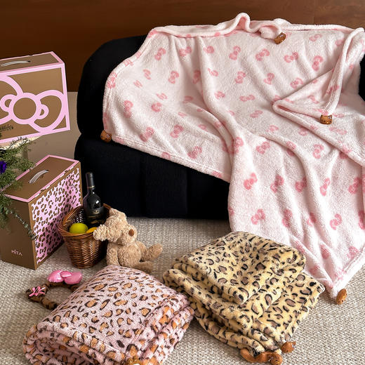 自然醒芙芙双面绒客厅沙发毯子午睡毯（赠礼盒包装）MT 商品图0