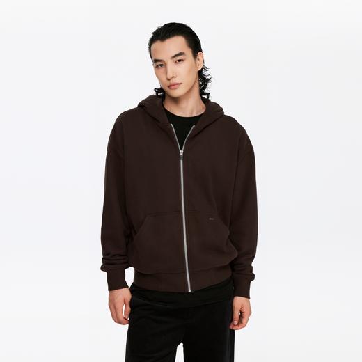 oneup连帽拉链宽松卫衣（男女同款） 商品图1