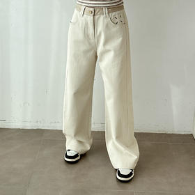 秋季韩系简约百搭牛仔裤