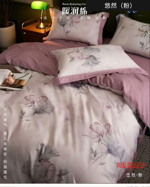 全棉磨毛印花四件套 商品图2