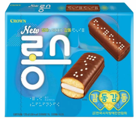 克丽安 巧克力味长条派220g크라운 롱스220g